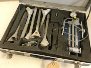 Our 1970s olfactometer, used for testing odour samples
