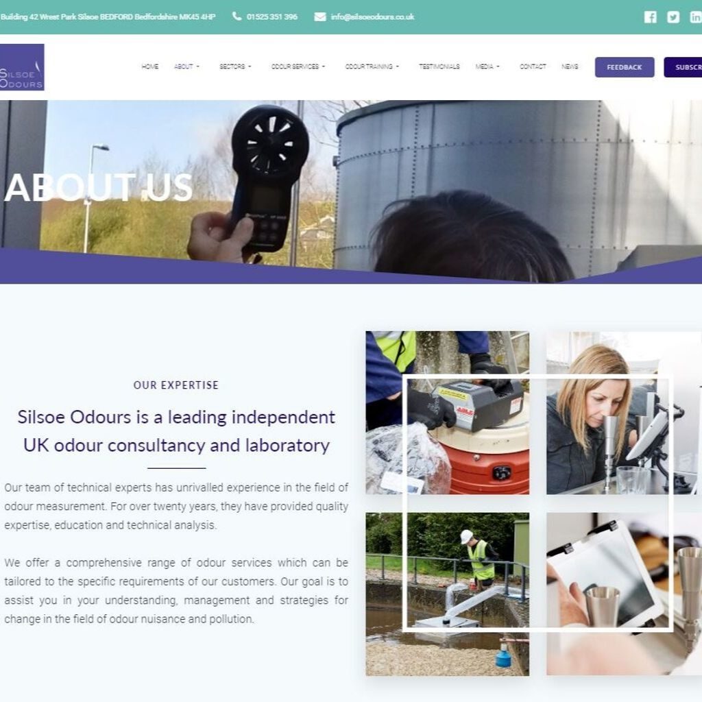 New website launch from experts in odour guidance, Silsoe Oours